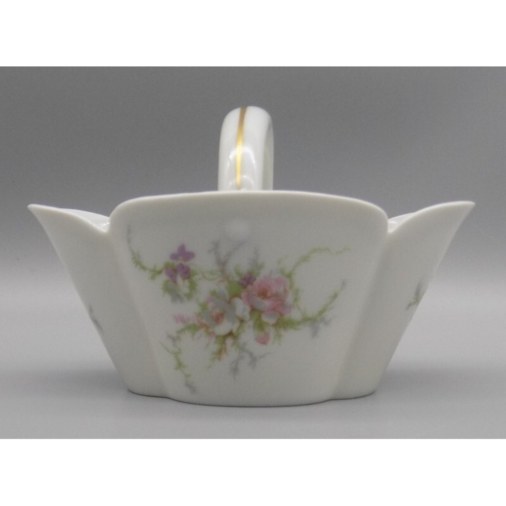 Haviland Rosalinde Basket Limoges France Hand Painted Roses Porcelain Small
